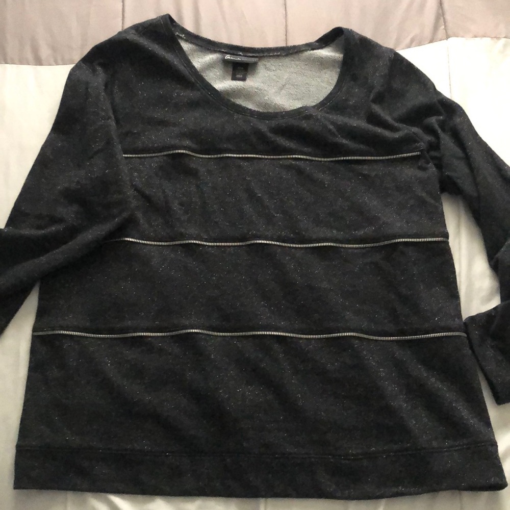 Lane Bryant sparkle black long sleeve size 22/24
